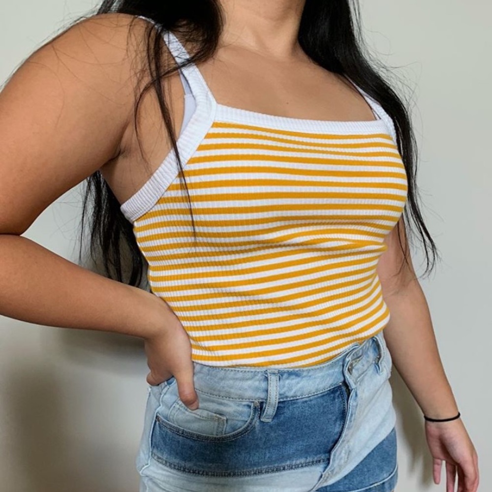 cropped tank top
